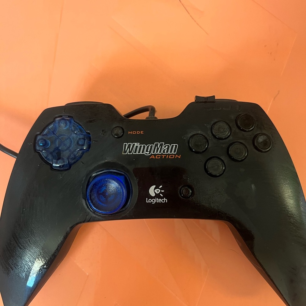 Logitech WingMan Action Black and Blue Controller